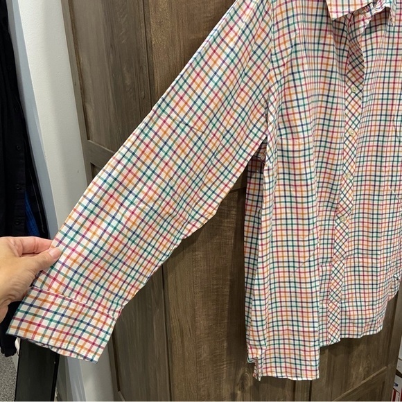Talbots Woman 3X classic cotton shirt plus size Check pattern - Picture 8 of 11